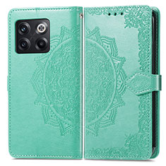 Coque Portefeuille Motif Fantaisie Livre Cuir Etui Clapet pour OnePlus Ace Pro 5G Vert