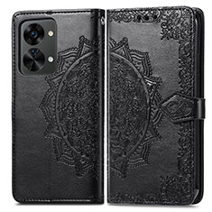 Coque Portefeuille Motif Fantaisie Livre Cuir Etui Clapet pour OnePlus Nord 2T 5G Noir