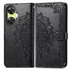 Coque Portefeuille Motif Fantaisie Livre Cuir Etui Clapet pour OnePlus Nord CE 3 Lite 5G Noir