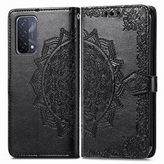 Coque Portefeuille Motif Fantaisie Livre Cuir Etui Clapet pour OnePlus Nord N200 5G Noir