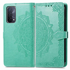 Coque Portefeuille Motif Fantaisie Livre Cuir Etui Clapet pour OnePlus Nord N200 5G Vert