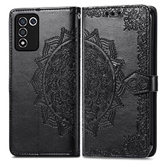 Coque Portefeuille Motif Fantaisie Livre Cuir Etui Clapet pour Realme 9 SE 5G Noir