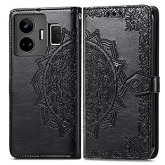 Coque Portefeuille Motif Fantaisie Livre Cuir Etui Clapet pour Realme GT Neo5 240W 5G Noir