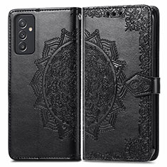 Coque Portefeuille Motif Fantaisie Livre Cuir Etui Clapet pour Samsung Galaxy A05s Noir