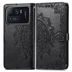 Coque Portefeuille Motif Fantaisie Livre Cuir Etui Clapet pour Xiaomi Mi 11 Ultra 5G Marron