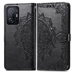 Coque Portefeuille Motif Fantaisie Livre Cuir Etui Clapet pour Xiaomi Mi 11T Pro 5G Noir