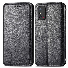 Coque Portefeuille Motif Fantaisie Livre Cuir Etui Clapet S01D pour Huawei Honor X10 Max 5G Noir