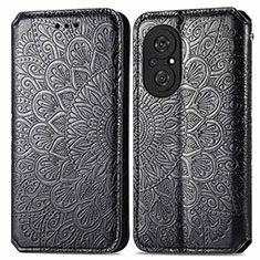 Coque Portefeuille Motif Fantaisie Livre Cuir Etui Clapet S01D pour Huawei Nova 9 SE Noir