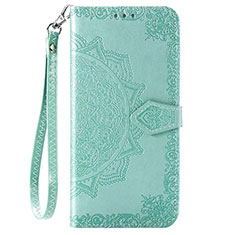 Coque Portefeuille Motif Fantaisie Livre Cuir Etui Clapet S01D pour Samsung Galaxy A02 Vert