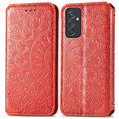 Coque Portefeuille Motif Fantaisie Livre Cuir Etui Clapet S01D pour Samsung Galaxy M54 5G Rouge