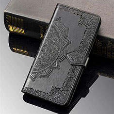 Coque Portefeuille Motif Fantaisie Livre Cuir Etui Clapet S01D pour Samsung Galaxy S24 Ultra 5G Noir