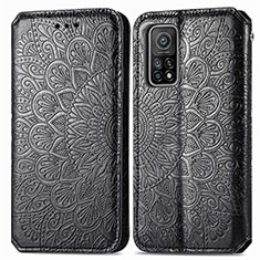 Coque Portefeuille Motif Fantaisie Livre Cuir Etui Clapet S01D pour Xiaomi Redmi K30S 5G Noir