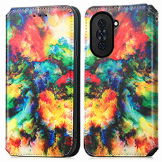 Coque Portefeuille Motif Fantaisie Livre Cuir Etui Clapet S02D pour Huawei Nova 10 Pro Mixte