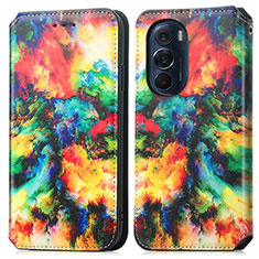 Coque Portefeuille Motif Fantaisie Livre Cuir Etui Clapet S02D pour Motorola Moto Edge X30 5G Mixte