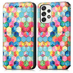 Coque Portefeuille Motif Fantaisie Livre Cuir Etui Clapet S02D pour Samsung Galaxy A33 5G Mixte