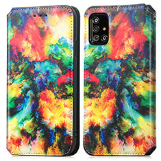 Coque Portefeuille Motif Fantaisie Livre Cuir Etui Clapet S02D pour Samsung Galaxy A71 5G Mixte