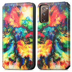 Coque Portefeuille Motif Fantaisie Livre Cuir Etui Clapet S02D pour Samsung Galaxy S20 FE 4G Mixte