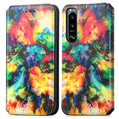 Coque Portefeuille Motif Fantaisie Livre Cuir Etui Clapet S02D pour Sony Xperia 5 III Mixte