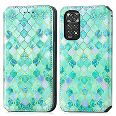 Coque Portefeuille Motif Fantaisie Livre Cuir Etui Clapet S02D pour Xiaomi Redmi Note 12 Pro 4G Vert