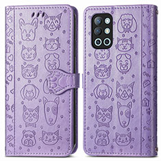 Coque Portefeuille Motif Fantaisie Livre Cuir Etui Clapet S03D pour OnePlus 9R 5G Violet