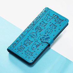 Coque Portefeuille Motif Fantaisie Livre Cuir Etui Clapet S05D pour Huawei Nova 9 Pro Bleu