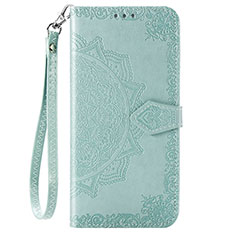 Coque Portefeuille Motif Fantaisie Livre Cuir Etui Clapet S05D pour Samsung Galaxy A11 Vert