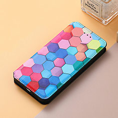 Coque Portefeuille Motif Fantaisie Livre Cuir Etui Clapet S06D pour Google Pixel 7a 5G Colorful