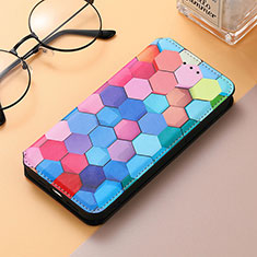 Coque Portefeuille Motif Fantaisie Livre Cuir Etui Clapet S06D pour Huawei Honor 80 SE 5G Colorful