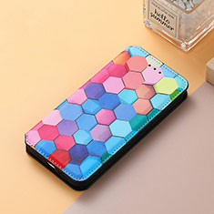 Coque Portefeuille Motif Fantaisie Livre Cuir Etui Clapet S06D pour Huawei Honor Magic3 5G Colorful