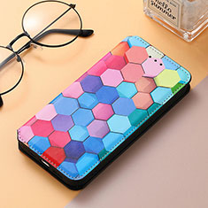 Coque Portefeuille Motif Fantaisie Livre Cuir Etui Clapet S06D pour Huawei Honor Magic5 5G Colorful