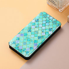 Coque Portefeuille Motif Fantaisie Livre Cuir Etui Clapet S06D pour Huawei Nova Y91 Vert