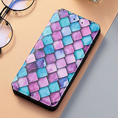 Coque Portefeuille Motif Fantaisie Livre Cuir Etui Clapet S06D pour Samsung Galaxy S22 5G Violet