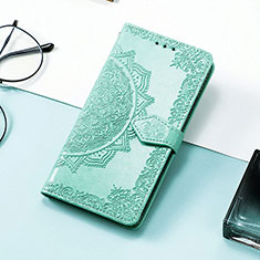 Coque Portefeuille Motif Fantaisie Livre Cuir Etui Clapet S07D pour Huawei Honor 80 SE 5G Vert