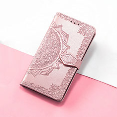 Coque Portefeuille Motif Fantaisie Livre Cuir Etui Clapet S07D pour Huawei Honor Magic3 Pro 5G Or Rose