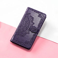 Coque Portefeuille Motif Fantaisie Livre Cuir Etui Clapet S07D pour Huawei Honor Magic3 Pro 5G Violet