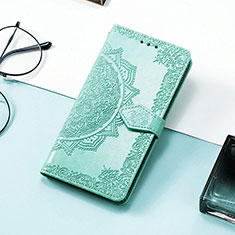 Coque Portefeuille Motif Fantaisie Livre Cuir Etui Clapet S07D pour Huawei Honor Magic5 5G Vert