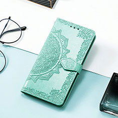 Coque Portefeuille Motif Fantaisie Livre Cuir Etui Clapet S07D pour Huawei Honor Magic5 Pro 5G Vert