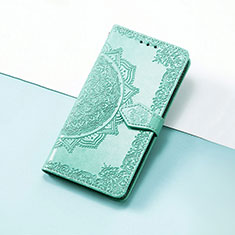 Coque Portefeuille Motif Fantaisie Livre Cuir Etui Clapet S07D pour Huawei Honor X9 5G Vert