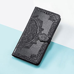 Coque Portefeuille Motif Fantaisie Livre Cuir Etui Clapet S07D pour Huawei Mate 50 Pro Noir