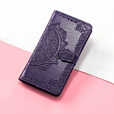 Coque Portefeuille Motif Fantaisie Livre Cuir Etui Clapet S07D pour Huawei Nova 9 SE Violet