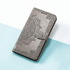 Coque Portefeuille Motif Fantaisie Livre Cuir Etui Clapet S07D pour Xiaomi Mi 13 Ultra 5G Gris