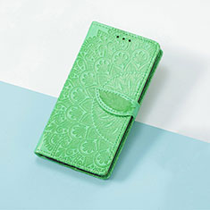 Coque Portefeuille Motif Fantaisie Livre Cuir Etui Clapet S08D pour Google Pixel 7a 5G Vert