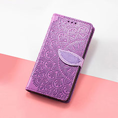 Coque Portefeuille Motif Fantaisie Livre Cuir Etui Clapet S08D pour Google Pixel 7a 5G Violet