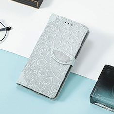 Coque Portefeuille Motif Fantaisie Livre Cuir Etui Clapet S08D pour Huawei Honor Magic3 Pro 5G Gris