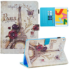 Coque Portefeuille Motif Fantaisie Livre Cuir Etui Clapet Y01B pour Apple iPad 10.2 (2019) Blanc