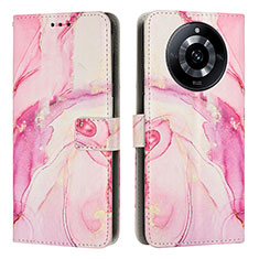 Coque Portefeuille Motif Fantaisie Livre Cuir Etui Clapet Y01X pour Realme Narzo 60 5G Rose