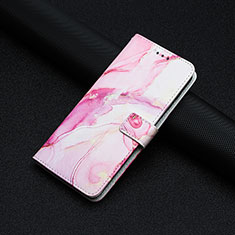 Coque Portefeuille Motif Fantaisie Livre Cuir Etui Clapet Y01X pour Xiaomi Poco C51 Rose