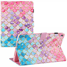 Coque Portefeuille Motif Fantaisie Livre Cuir Etui Clapet Y02B pour Apple iPad 10.2 (2019) Colorful