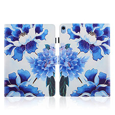 Coque Portefeuille Motif Fantaisie Livre Cuir Etui Clapet Y02B pour Apple iPad 10.9 (2022) Bleu