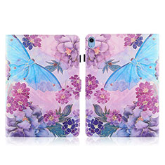 Coque Portefeuille Motif Fantaisie Livre Cuir Etui Clapet Y02B pour Apple iPad 10.9 (2022) Bleu Ciel